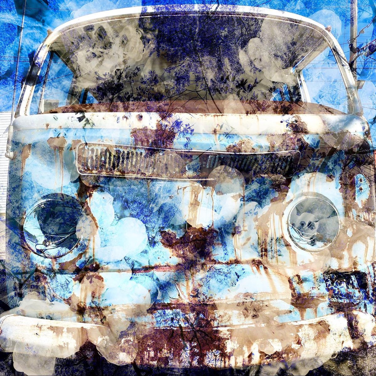 Neo-Expressionist Photo Collage by Brenda Kay Welty